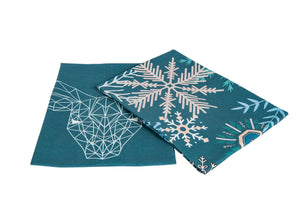 ❄Winter Edition❄ Snowstars & Elk Geschirrtücher (2er Set)